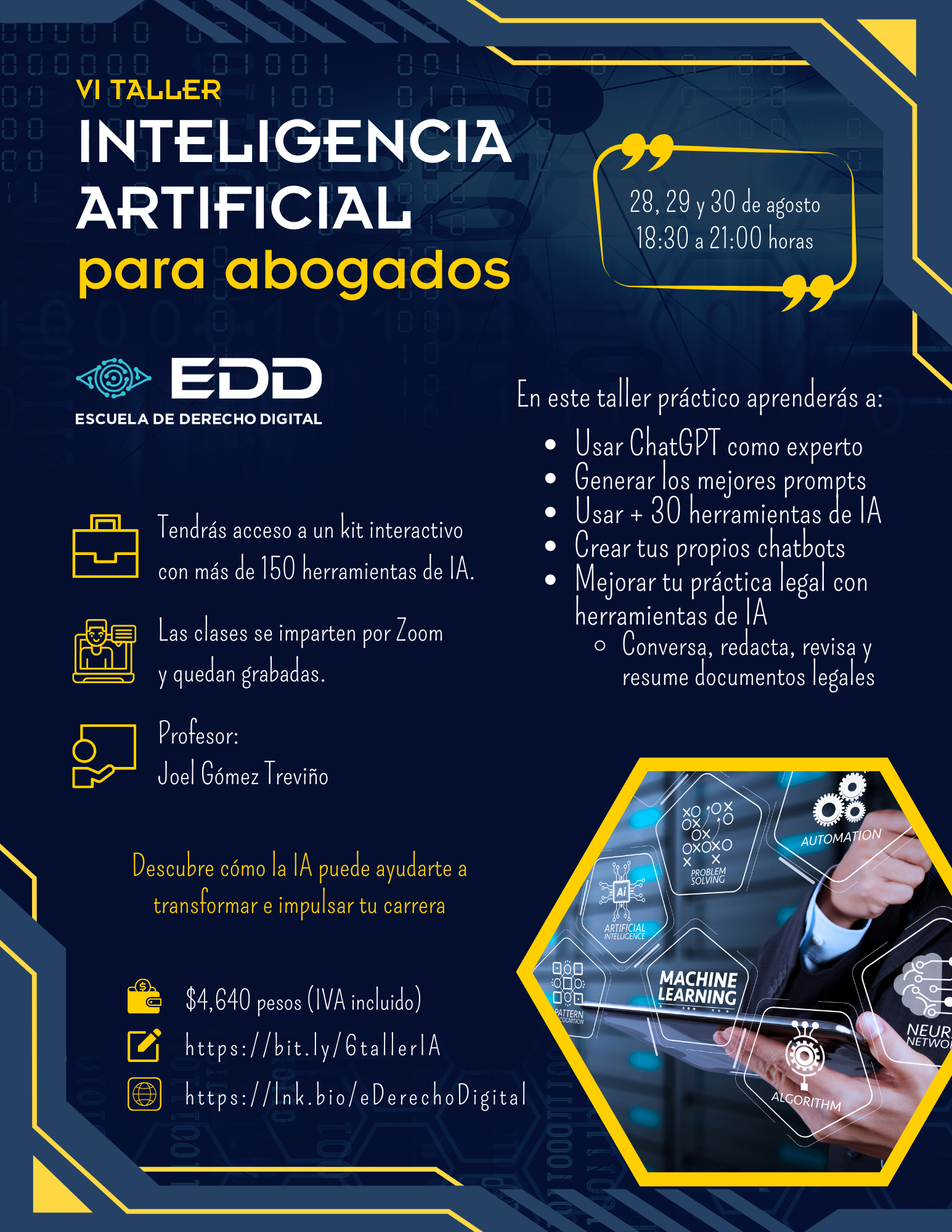 Taller práctico Inteligencia artificial para abogados